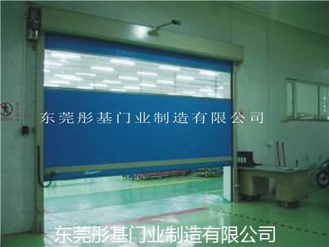 High speed rolling shutter door